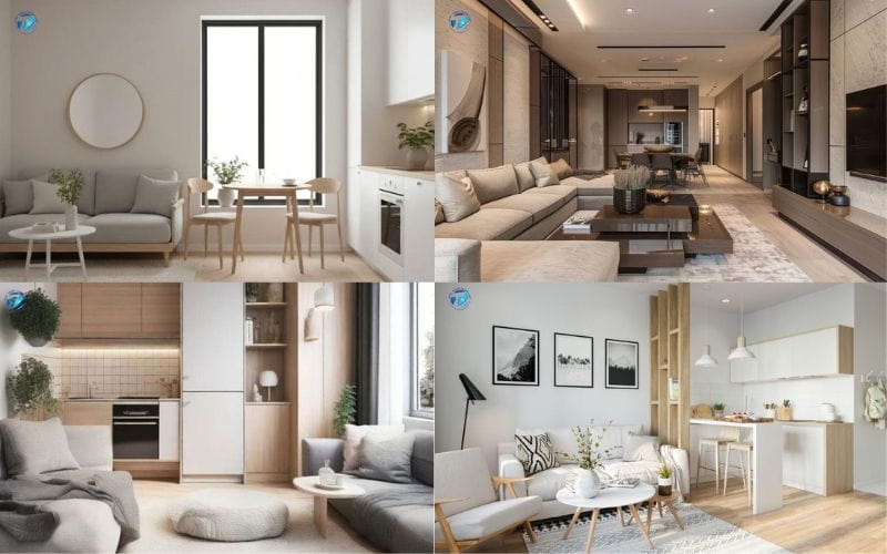Một số phong cách thiết kế nội thất chung cư được ưa chuộng.